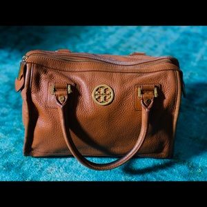 Tory Burch Pebbled Leather Satchel